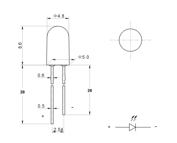 HKEL-504C-60-BL：高性能红外发射二极管，满足严苛环保与工业应用需求